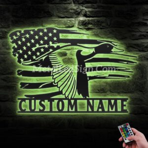 Custom-Us-Duck-Hunting-Metal-Wall-Art-Led-Light-6