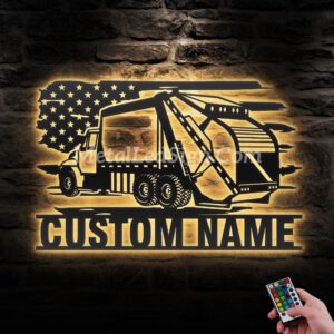 Custom-Us-Garbage-Truck-Driver-Metal-Wall-Art-Led-Light-Images-3