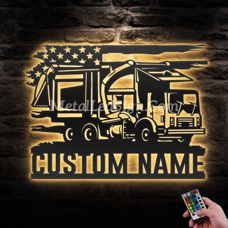 Custom-Us-Garbage-Truck-Driver-Metal-Wall-Art-Led-Light-Images-4