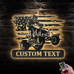 Custom-Us-Quad-Biker-Metal-Wall-Art-Led-Light-Images-6