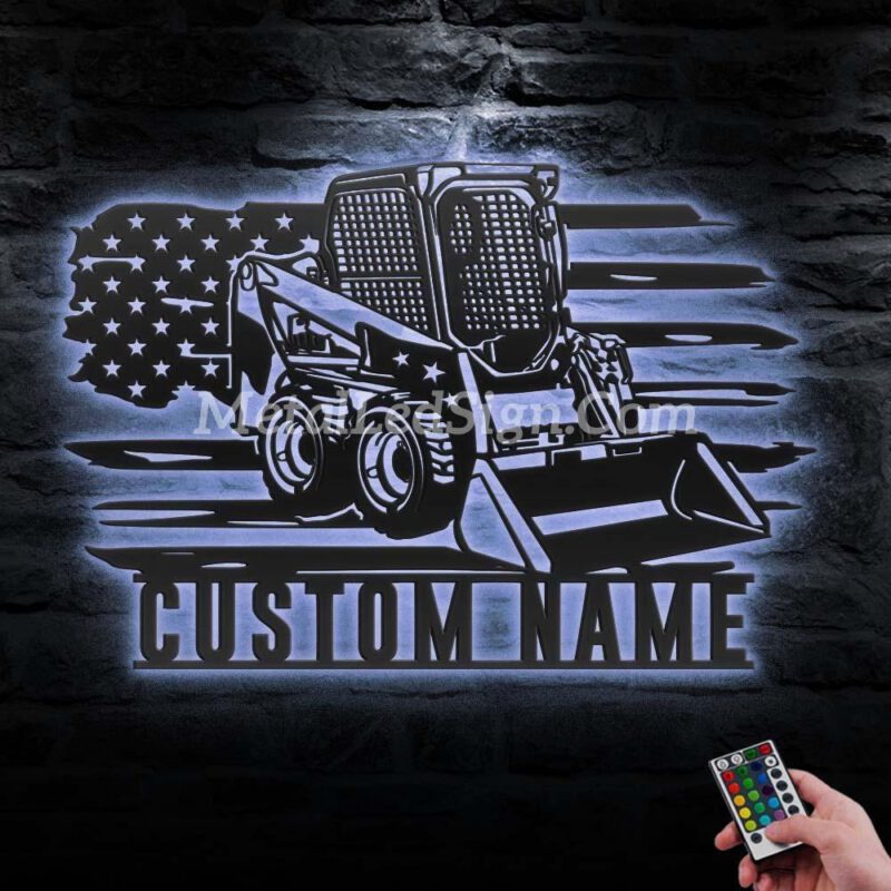 Custom-Us-Skid-Steer-Driver-Metal-Wall-Art-Led-Light-3-4