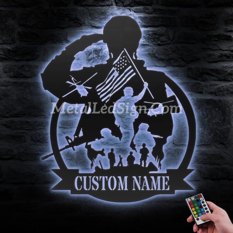 Custom-Us-Soldier-Military-Metal-Wall-Art-Led-Light-3-3