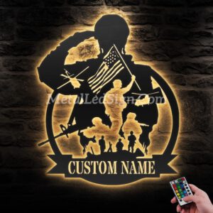 Custom-Us-Soldier-Military-Metal-Wall-Art-Led-Light-Images-3