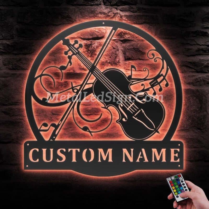 Custom-Violin-Musical-Instrument-Metal-Wall-Art-Led-Light-5-2