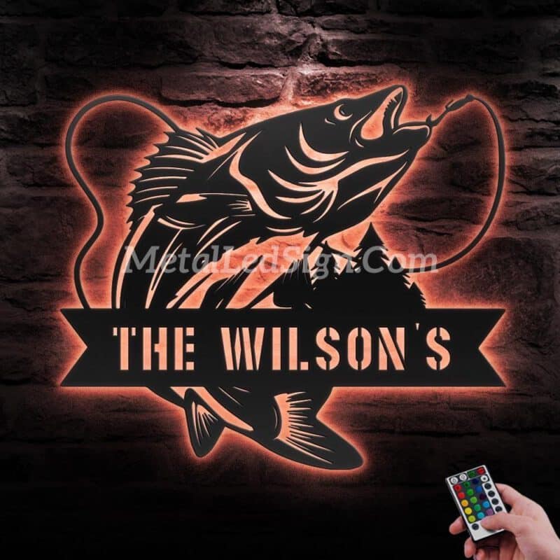 Custom-Walleye-Fishing-Metal-Wall-Art-Led-Light-2