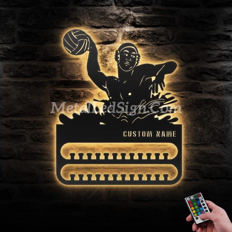 Custom-Water-Polo-Player-Medal-Hanger-With-Led-Light-Images-2