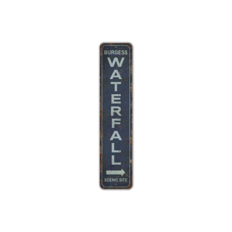 Custom-Waterfall-Sign-Premium-Quality-Rustic-Metal-Sign-2