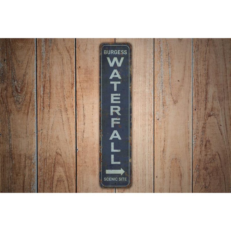 Custom-Waterfall-Sign-Premium-Quality-Rustic-Metal-Sign-Images