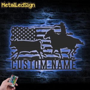 Custom-Western-Cowboy-Cattle-Roping-Metal-Wall-Art-LED-Light-3.jpg