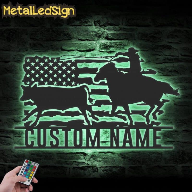 Custom-Western-Cowboy-Cattle-Roping-Metal-Wall-Art-LED-Light-7.jpg