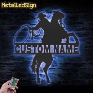 Custom-Western-Cowboy-Roping-Metal-Wall-Art-LED-Light-3.jpg