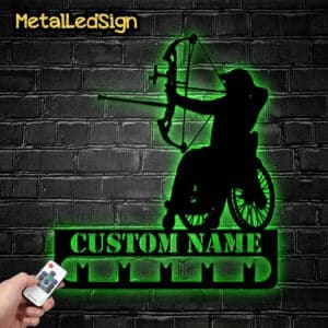 Custom-Wheelchair-Archery-Medal-Hanger-Wall-Art-Led-Light-8