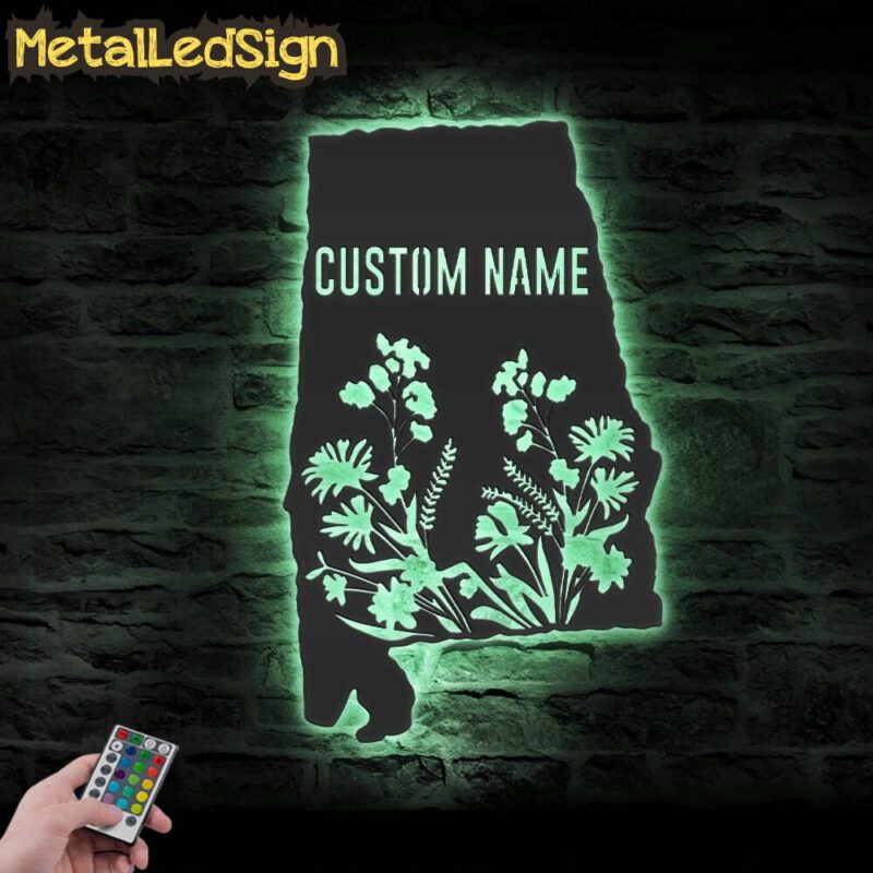 Custom-Wild-Flower-Alabama-State-Metal-Wall-Art-LED-Light-7.jpg