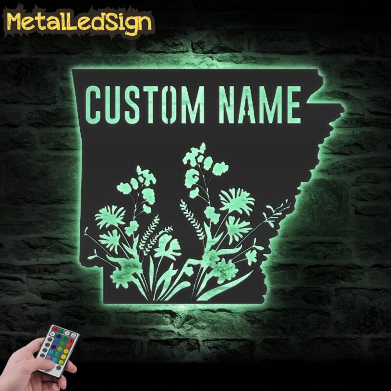 Custom-Wild-Flower-Arkansas-State-Metal-Wall-Art-LED-Light-7.jpg