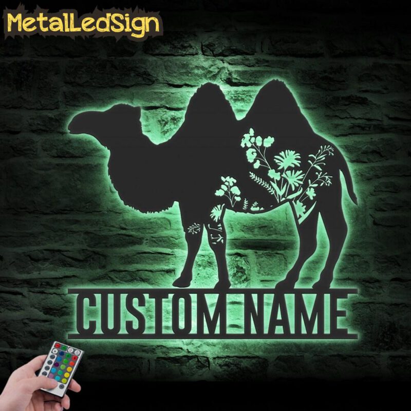 Custom-Wild-Flower-Bactrian-Camel-Metal-Wall-Art-LED-Light-7.jpg