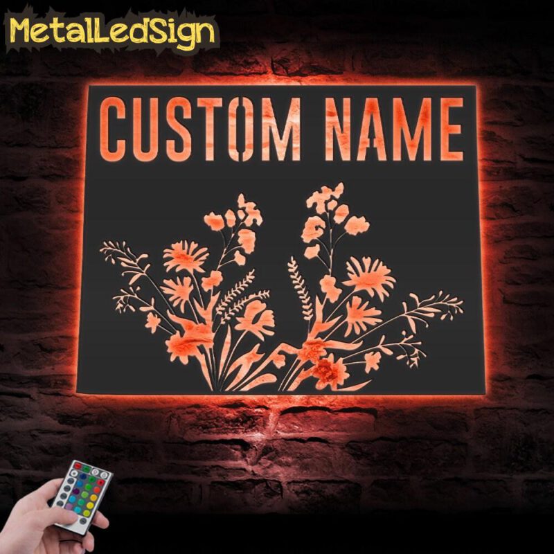 Custom-Wild-Flower-Colorado-State-Metal-Wall-Art-LED-Light-5.jpg