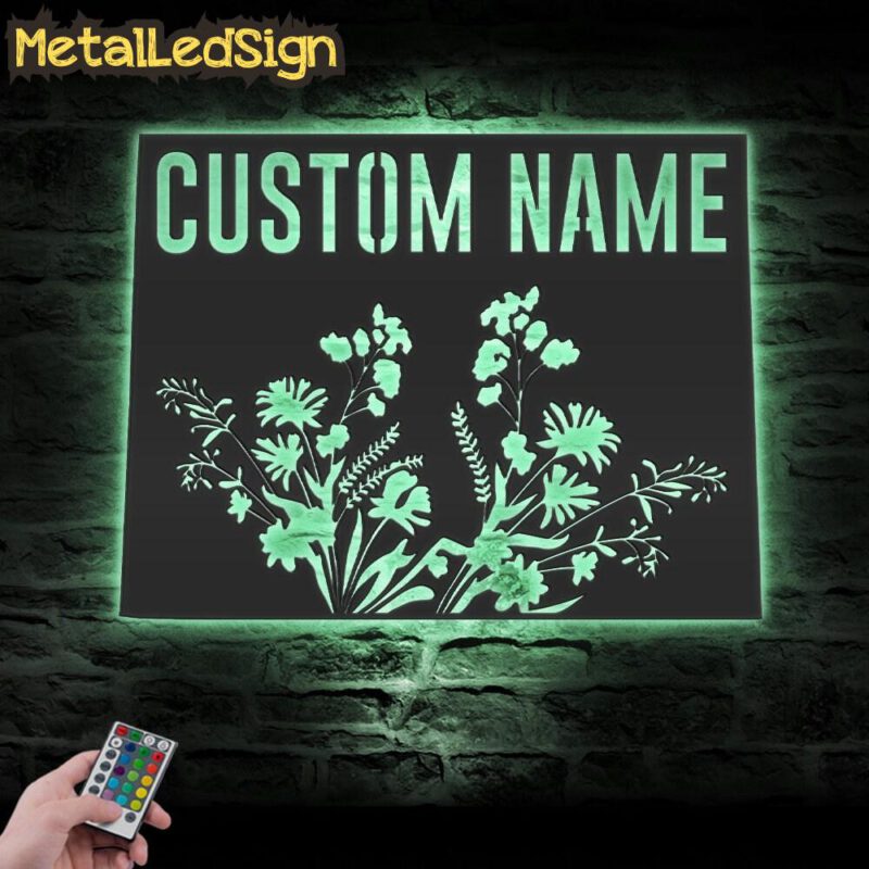 Custom-Wild-Flower-Colorado-State-Metal-Wall-Art-LED-Light-7.jpg