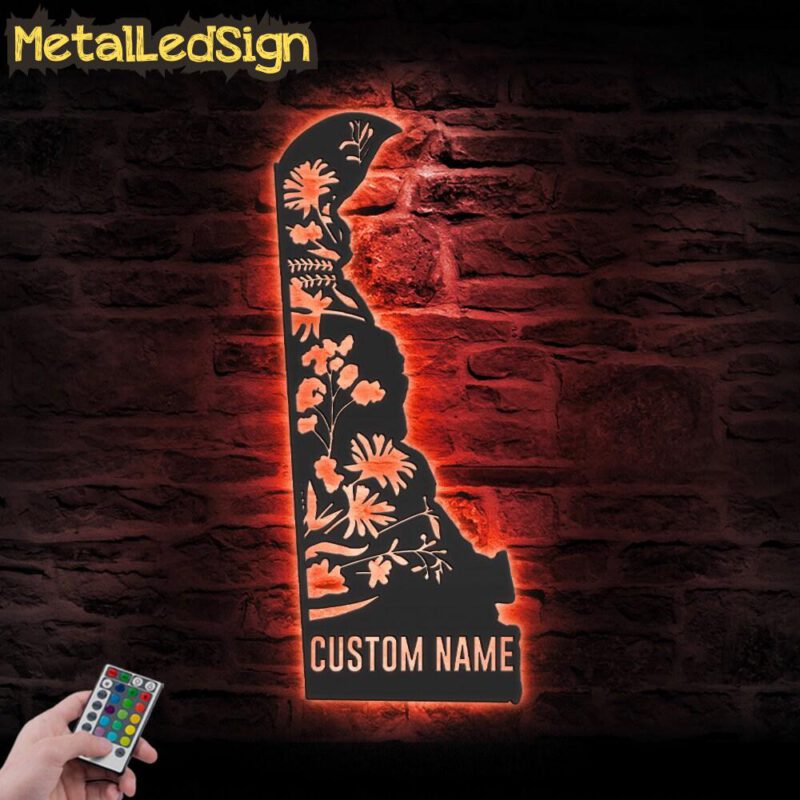 Custom-Wild-Flower-Delaware-State-Metal-Wall-Art-LED-Light-5.jpg