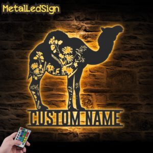 Custom-Wild-Flower-Dromedary-Camel-Metal-Wall-Art-LED-Light-Images.jpg