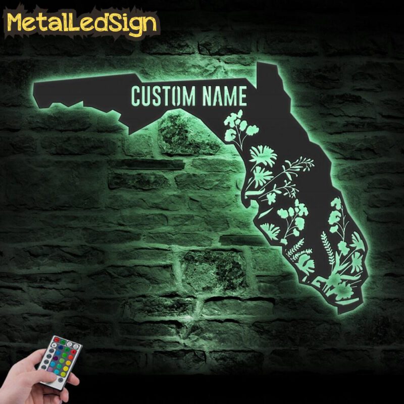 Custom-Wild-Flower-Florida-State-Metal-Wall-Art-LED-Light-5.jpg