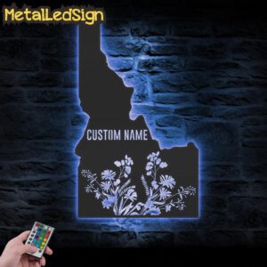 Custom-Wild-Flower-Idaho-State-Metal-Wall-Art-LED-Light-3.jpg