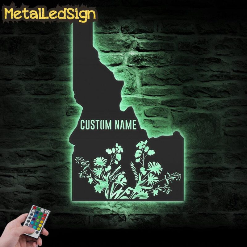 Custom-Wild-Flower-Idaho-State-Metal-Wall-Art-LED-Light-7.jpg