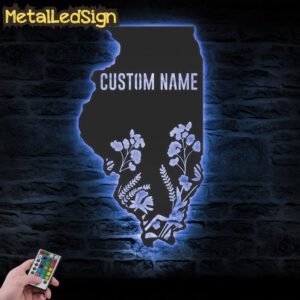 Custom-Wild-Flower-Illinois-State-Metal-Wall-Art-LED-Light-3.jpg