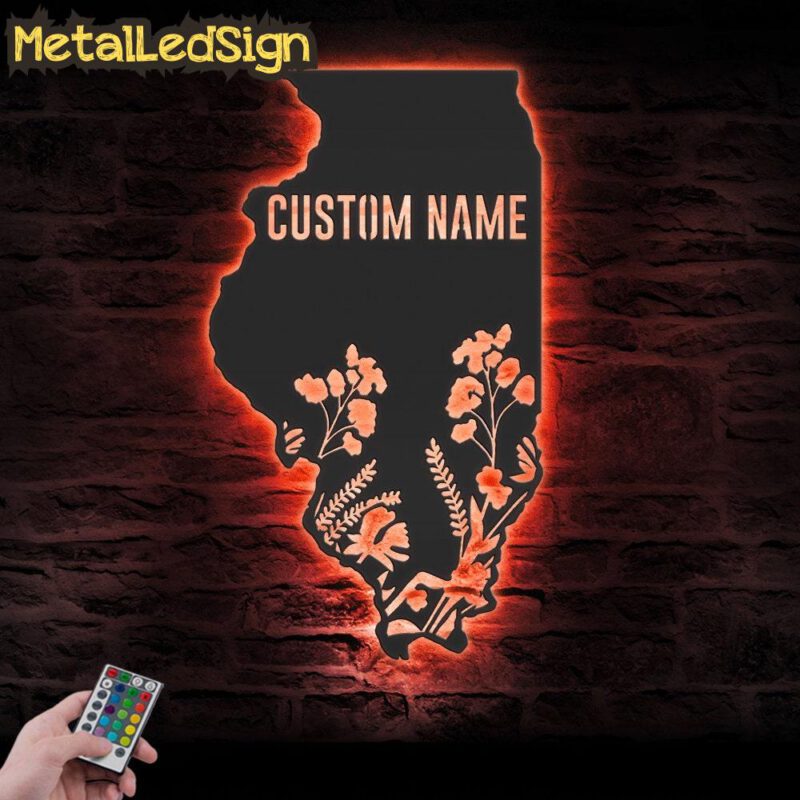 Custom-Wild-Flower-Illinois-State-Metal-Wall-Art-LED-Light-5.jpg