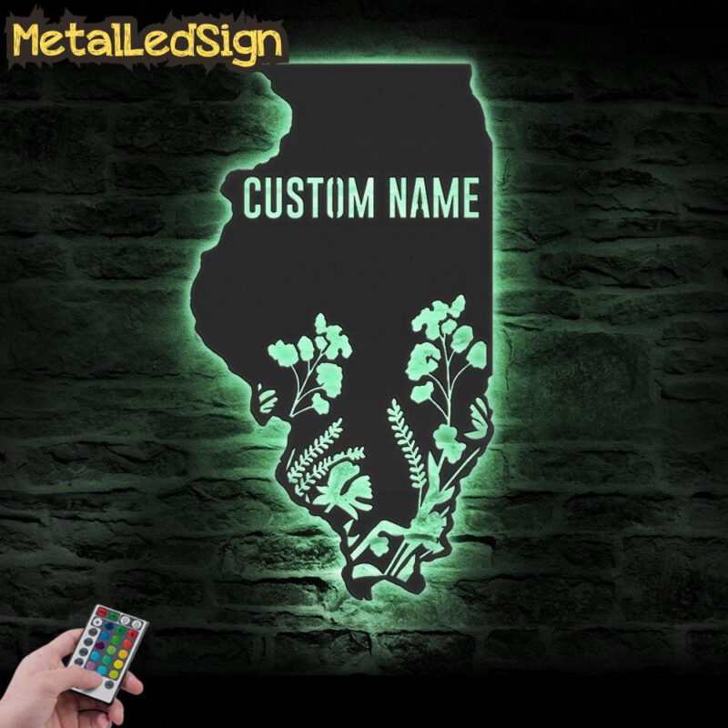 Custom-Wild-Flower-Illinois-State-Metal-Wall-Art-LED-Light-7.jpg