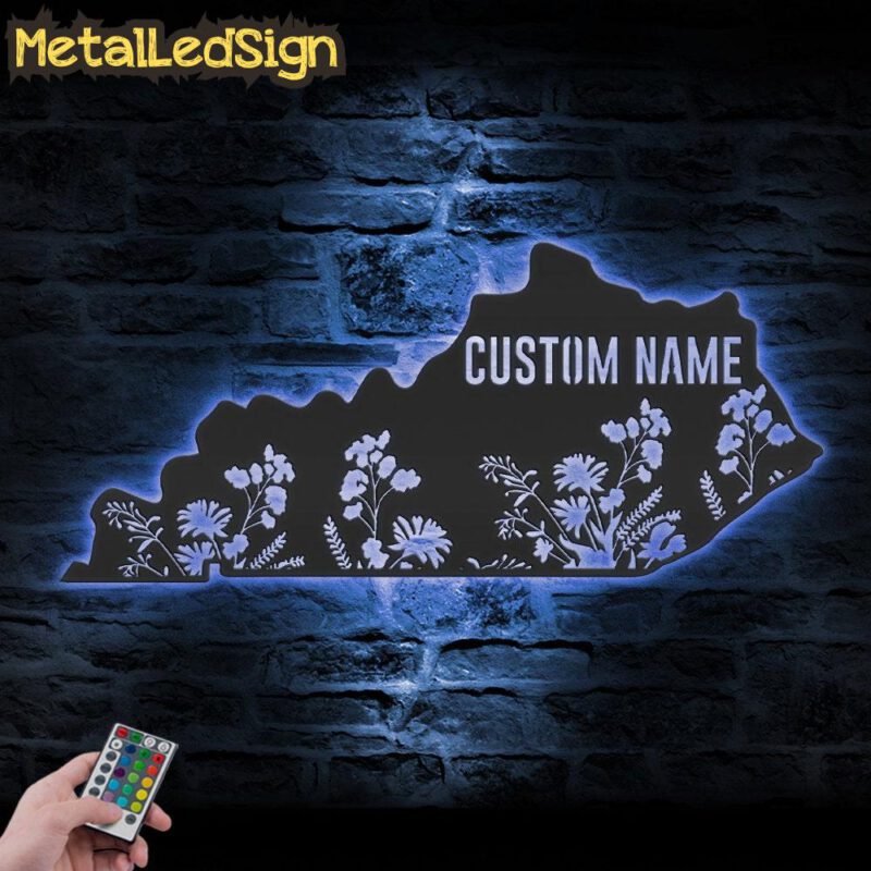 Custom-Wild-Flower-Kentucky-State-Metal-Wall-Art-LED-Light-3.jpg