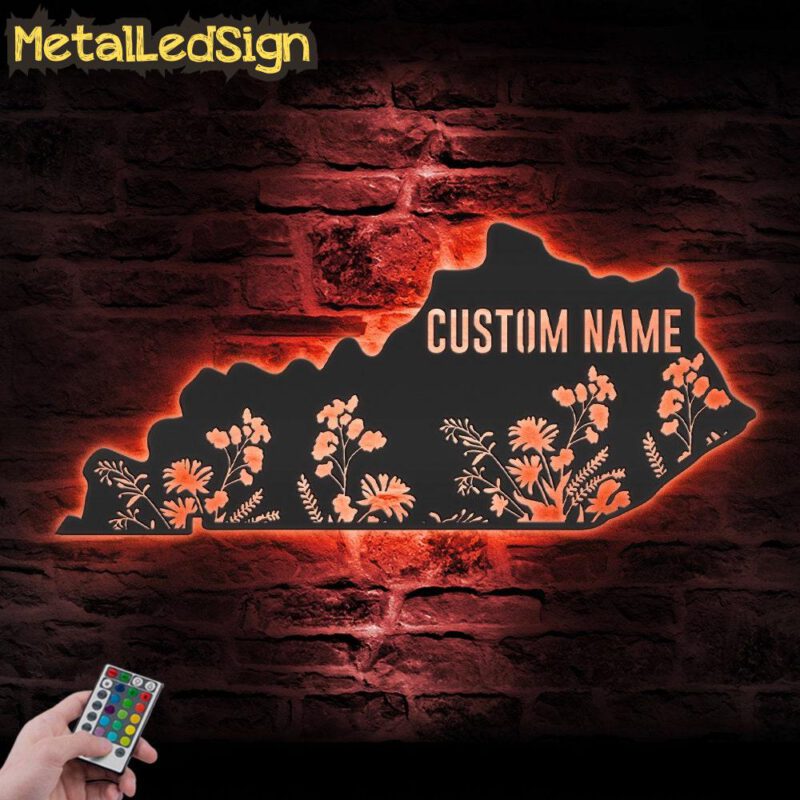 Custom-Wild-Flower-Kentucky-State-Metal-Wall-Art-LED-Light-7.jpg