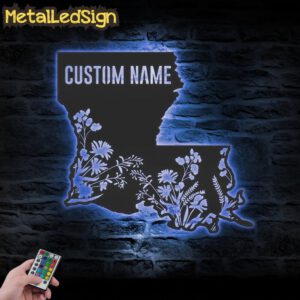 Custom-Wild-Flower-Louisiana-State-Metal-Wall-Art-LED-Light-3.jpg