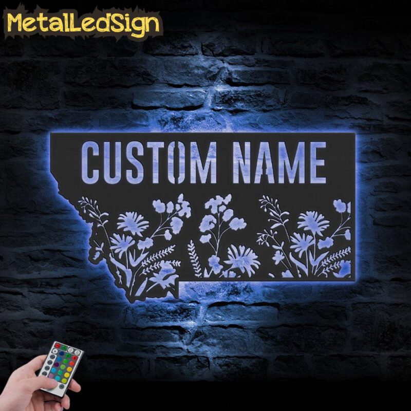 Custom-Wild-Flower-Montana-State-Metal-Wall-Art-LED-Light-3.jpg