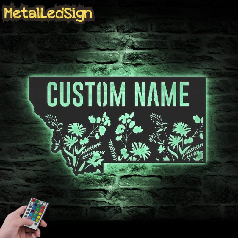 Custom-Wild-Flower-Montana-State-Metal-Wall-Art-LED-Light-7.jpg