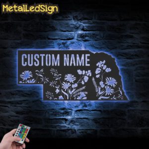 Custom-Wild-Flower-Nebraska-State-Metal-Wall-Art-LED-Light-3.jpg