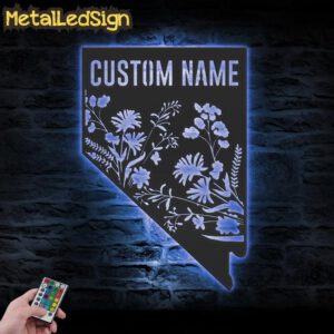 Custom-Wild-Flower-Nevada-State-Metal-Wall-Art-LED-Light-3.jpg