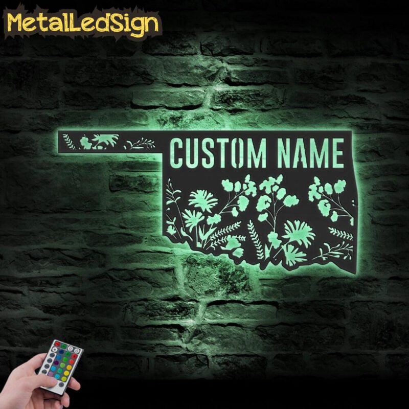 Custom-Wild-Flower-Oklahoma-State-Metal-Wall-Art-LED-Light-7.jpg