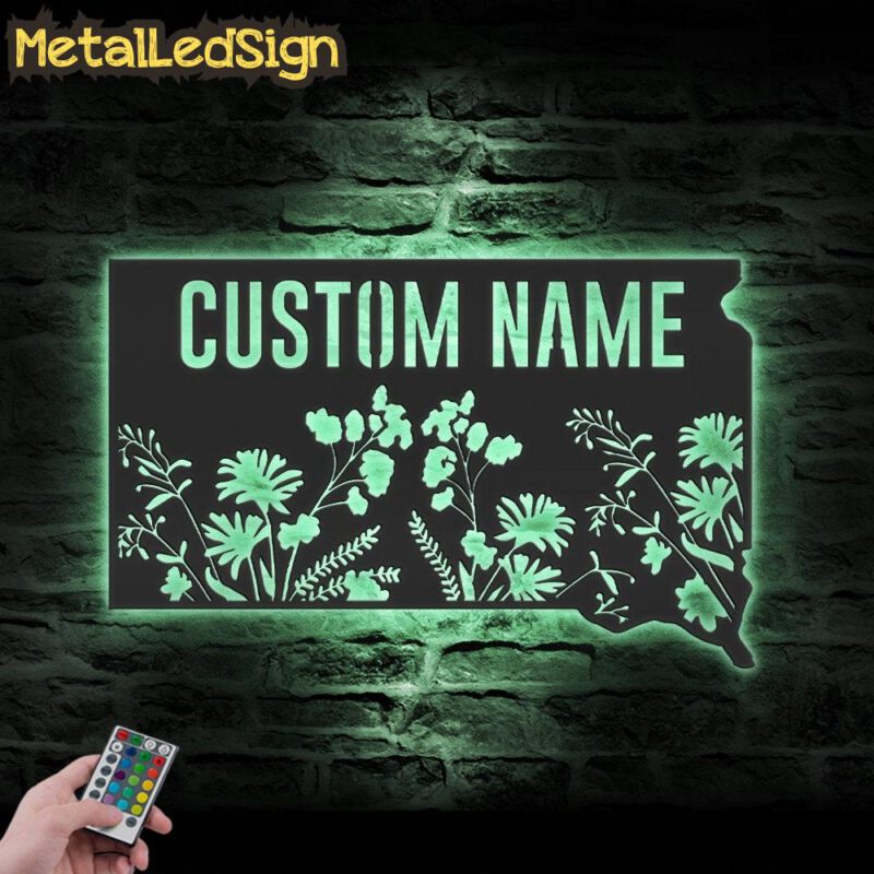 Custom-Wild-Flower-South-Dakota-State-Metal-Wall-Art-LED-Light-7.jpg