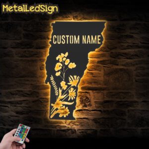 Custom-Wild-Flower-Vermont-Map-Metal-Wall-Art-LED-Light-Images.jpg