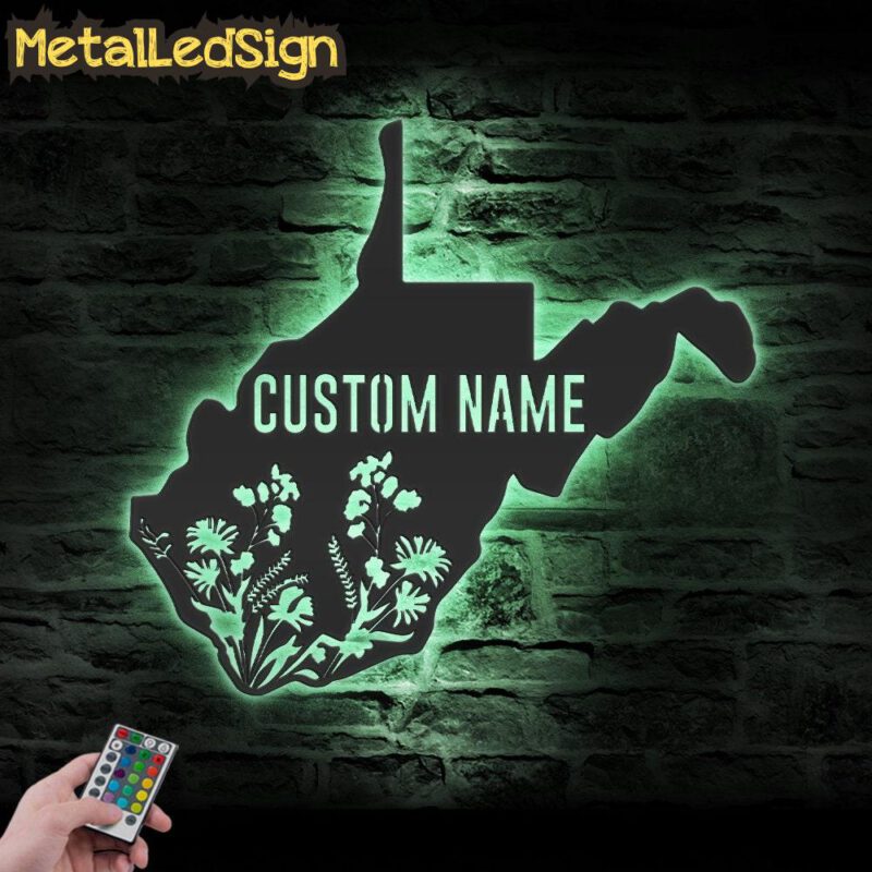 Custom-Wild-Flower-West-Virginia-State-Metal-Wall-Art-LED-Light-7.jpg