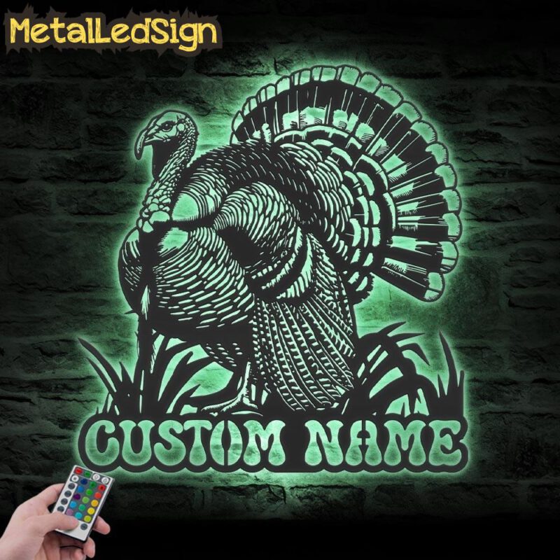 Custom-Wild-Turkey-Farmhouse-Metal-Wall-Art-LED-Light-7.jpg