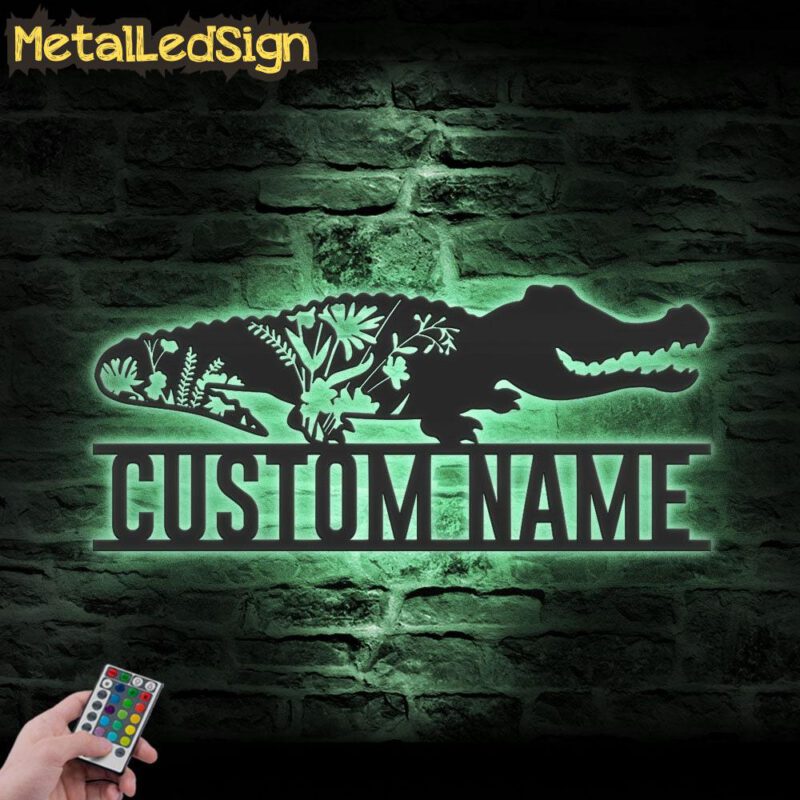 Custom-WildFlower-Alligator-Metal-Wall-Art-LED-Light-7.jpg