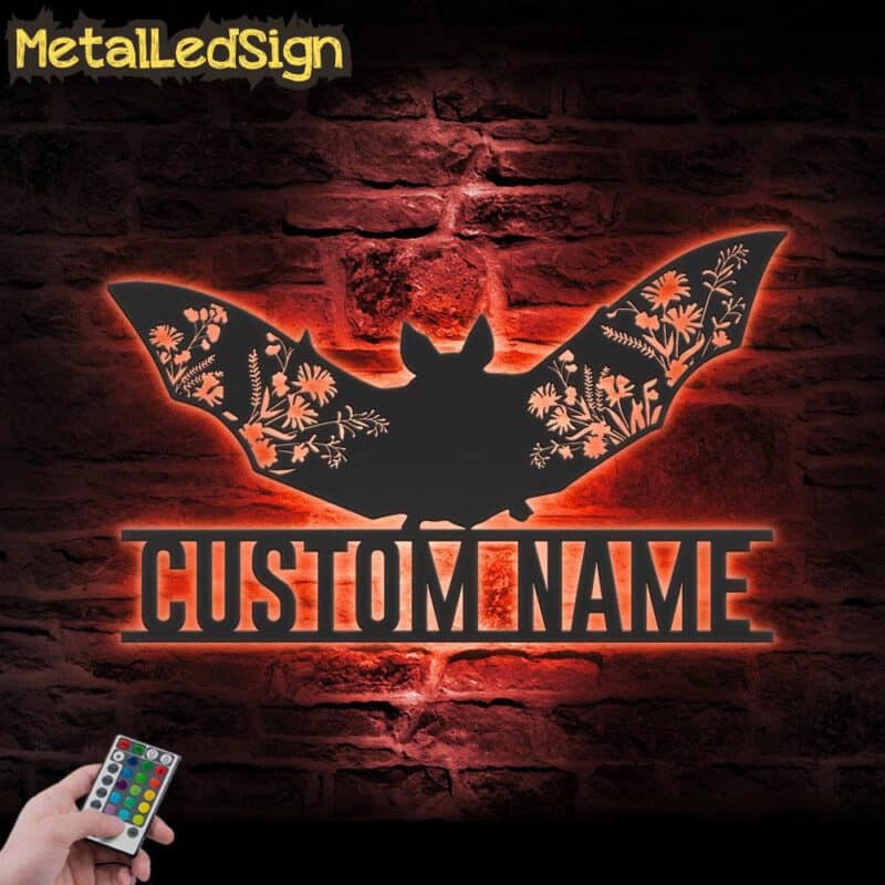 Custom-WildFlower-Bat-Metal-Wall-Art-LED-Light-7.jpg