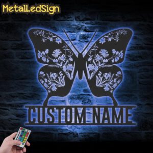 Custom-WildFlower-Butterfly-Metal-Wall-Art-LED-Light-3.jpg