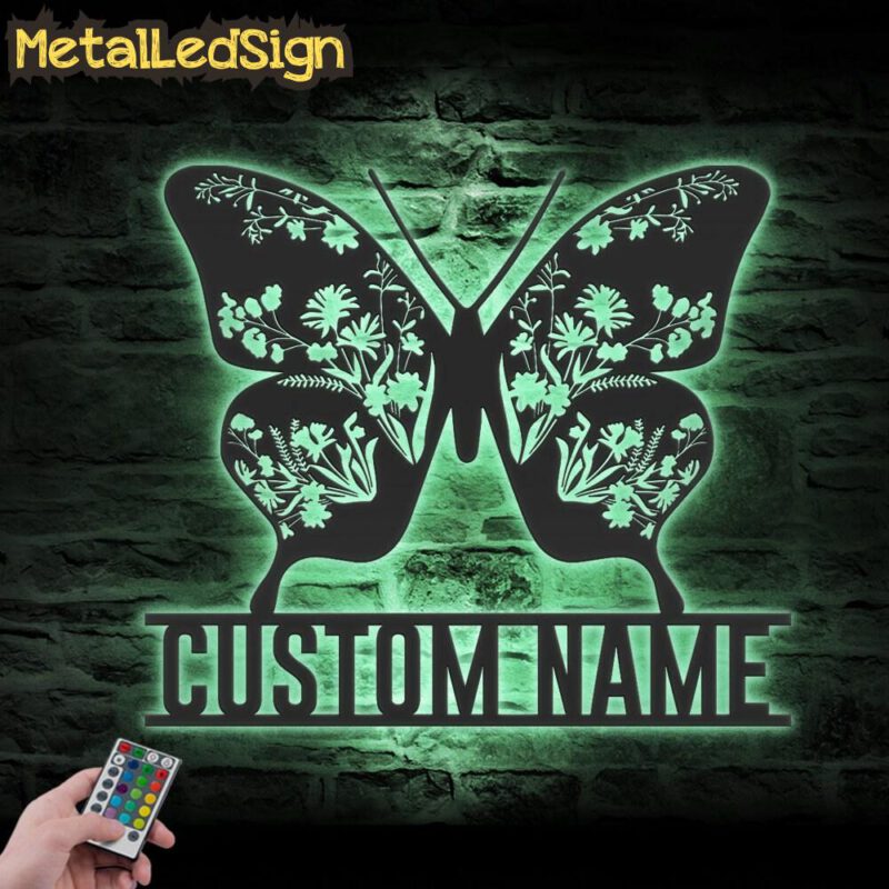 Custom-WildFlower-Butterfly-Metal-Wall-Art-LED-Light-7.jpg