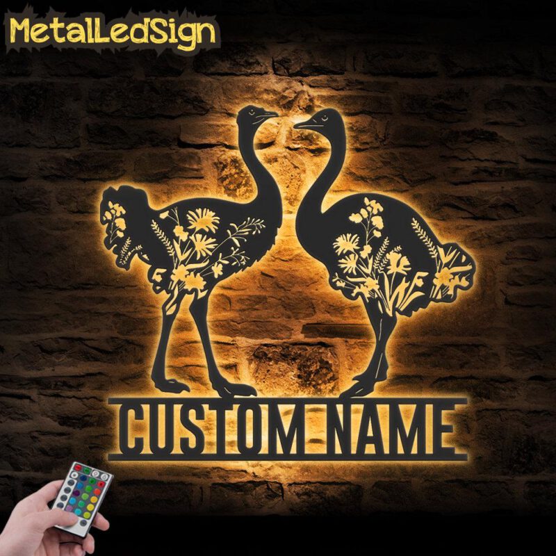 Custom-WildFlower-Couple-Ostrich-Metal-Wall-Art-LED-Light-Images.jpg