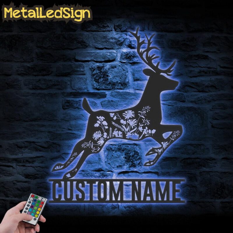 Custom-WildFlower-Deer-ELK-Metal-Wall-Art-LED-Light-3-1.jpg