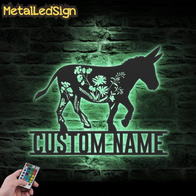 Custom-WildFlower-Donkey-Metal-Wall-Art-LED-Light-7.jpg