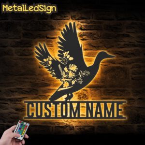 Custom-WildFlower-Duck-Flying-Metal-Wall-Art-LED-Light-Images.jpg