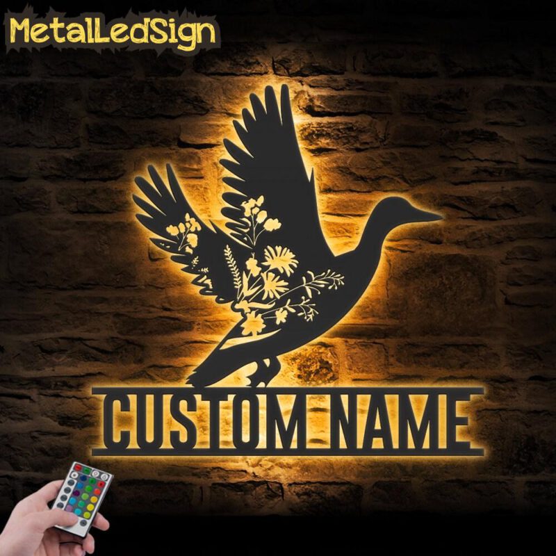 Custom-WildFlower-Duck-Flying-Metal-Wall-Art-LED-Light-Images.jpg